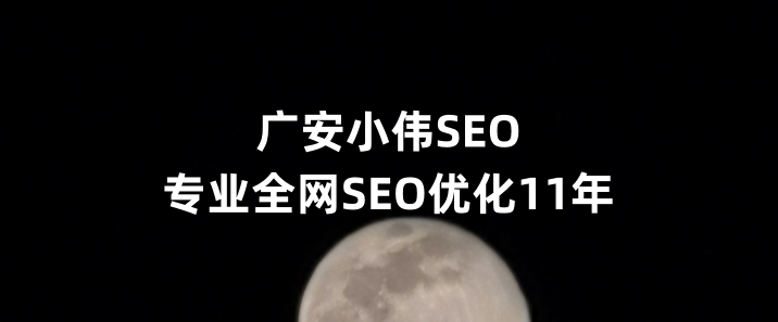 广安SEO优化公司小伟SEO