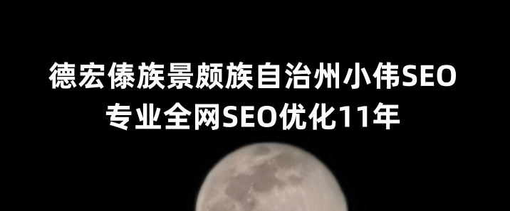 德宏傣族景颇族自治州SEO优化公司小伟SEO