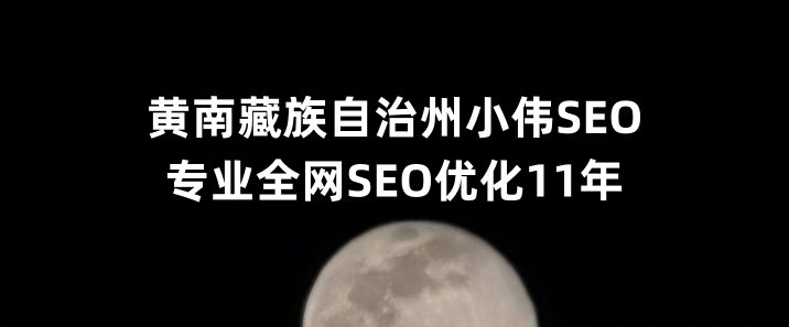 黄南藏族自治州SEO优化公司小伟SEO